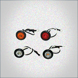 LED 3/4&rdquo; ROUND CLEARANCE AND SIDE MARKER LIGHT