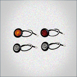 LED 3/4&rdquo; ROUND CLEARANCE AND SIDE MARKER LIGHT
