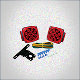 TL12LEDR / 2PC DELUXE LED TRAILER LIGHT KIT