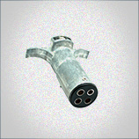 4-POLE ROUND TRAILER END CONNECTOR