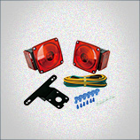 TL12VDL-N / 2PC DELUXE TRAILER LIGHT KIT