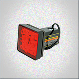 LED TRAILER HITCH COVER WITH BRAKE LIGHT