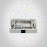 SQUARE PORCH & UTILITY CLEAR LIGHT 